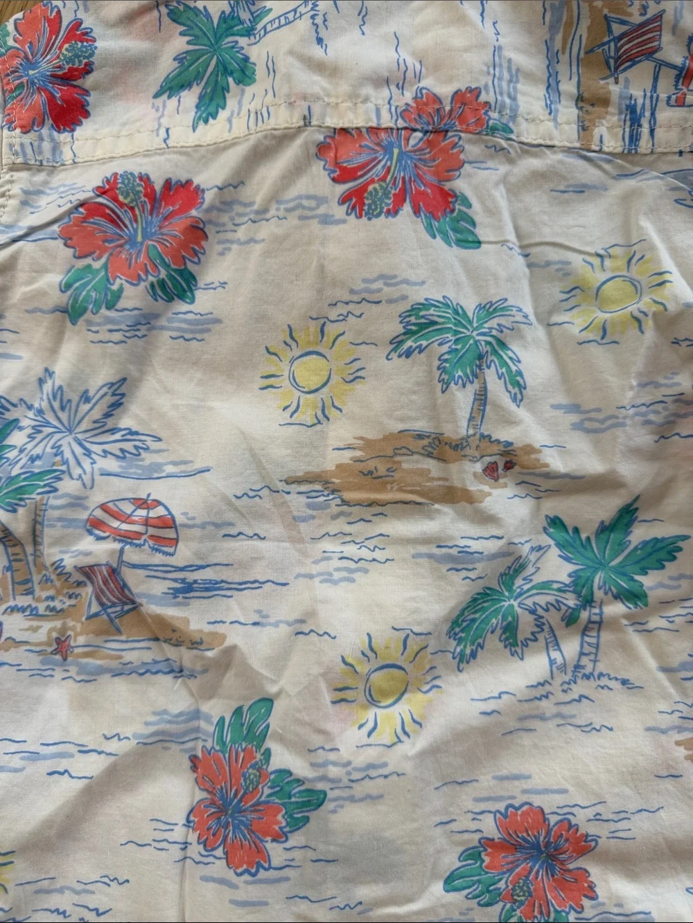 Carter's Tropical Button-Up Shirt with Floral Print